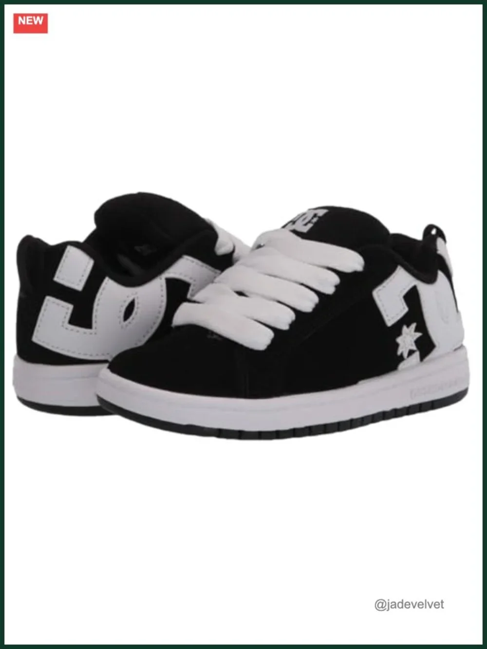 Boys Court Graffik Low Top Skate Shoe Sneaker Size